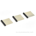 Conector del encabezado del pin de paso de 2.0 mm una sola fila recta